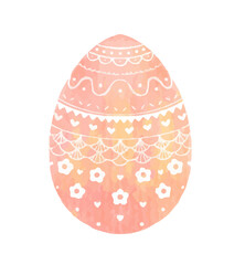 cute Easter eggs watercolor 