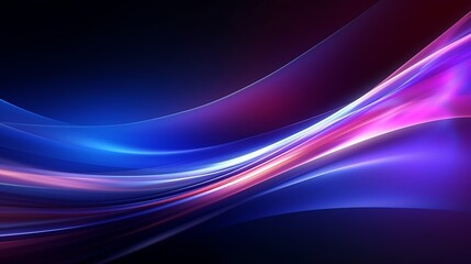 Generative AI : Modern abstract high speed light effect. Abstract background with curved beams of light. Technology futuristic dynamic motion. Movement pattern for banner or poster design background c