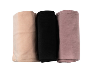 New Panties Isolated, Simple Cotton Underwear, Color Woman Pants, Panty, Underpants on White