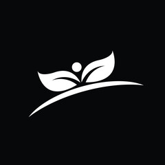 Fototapeta premium Green Leaf eco organic icon,symbol design.