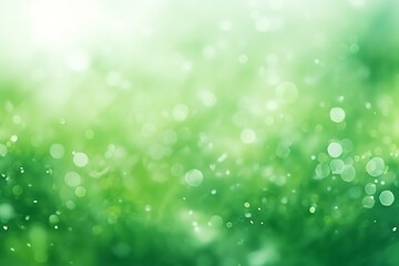 Generative AI : abstract blur green color for background,blurred and defocused effect spring concept for design