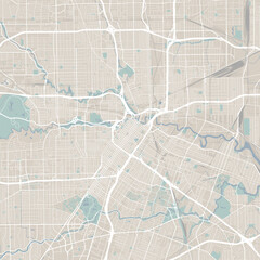 Large Houston map
