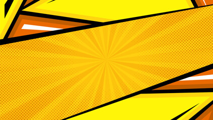 yellow comic background