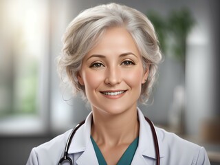 portrait of a female doctor