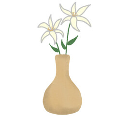 lily in a vase