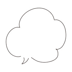 シンプルな手書き吹き出し