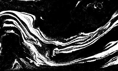 Black and White Grunge Wave Artwork Texture