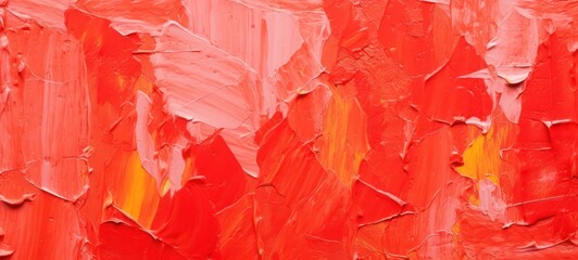 close up of a pink abstract art painting, texture with oil brush strokes on canvas, knife paint