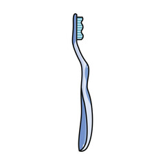 Toothbrush vector icon.Color vector icon isolated on white background toothbrush .