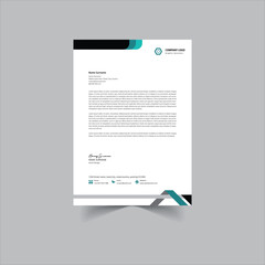 Modern business and corporate letterhead template