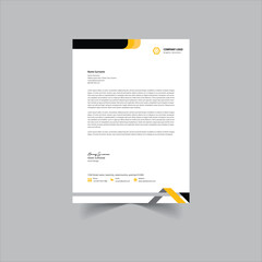 Modern business and corporate letterhead template