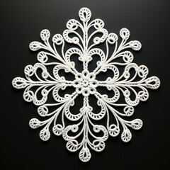 Fototapeta premium ornamental round lace ornament