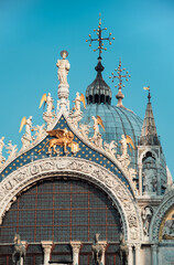 Obraz premium San Marco Cathedral - Venice - Italy. Basilica di San Marco a Venezia.