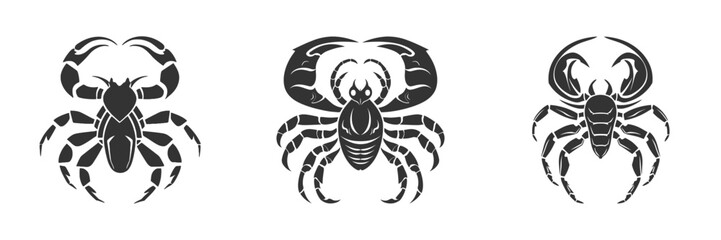 Scorpion icon isolated on a white background. Vector illustration.