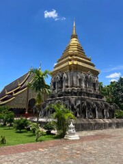 Fototapeta na wymiar Wat Chiang Man in Chiang Mai, Thailand