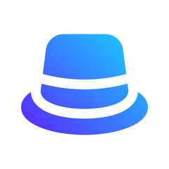 hat gradient fill icon