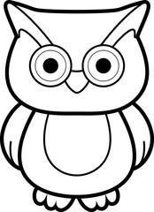 owl for halloween decorative element