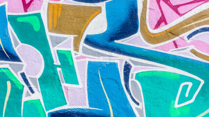 Art Abstract Wall Colors Shapes Close-Up Background