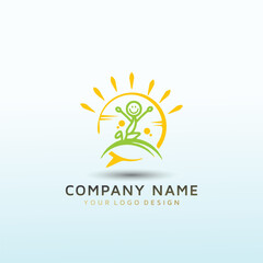 Child Therapy vector logo design