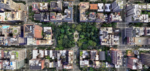the park harassed, Photography on the environmental impact on Nature and the United States landscape of human presence, from the air, ecological photography,
