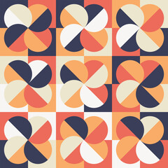 Fototapeta na wymiar seamless pattern with complex geometric background