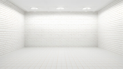 Obraz premium White Brick Wall Background