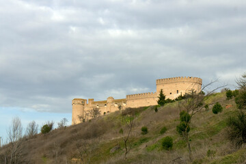 medieval castle on top of the hill