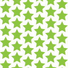 Green Stars Seamless Pattern Vector Background. Best for social media, background, website, wallpaper and App.