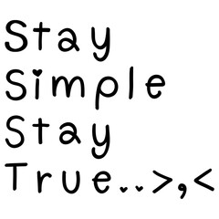 Stay Simple 14-08-2023