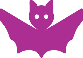 Halloween bat vector clipart icon
