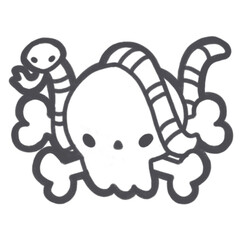 Outline Cute Halloween Elements 