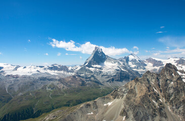 The Matterhorn in Swiss Alps, one of the most iconic mountains in the world