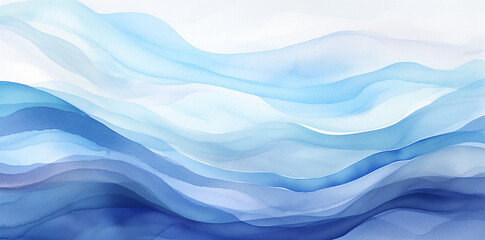 Fototapeta premium Abstract watercolor paint background illustration, generative AI