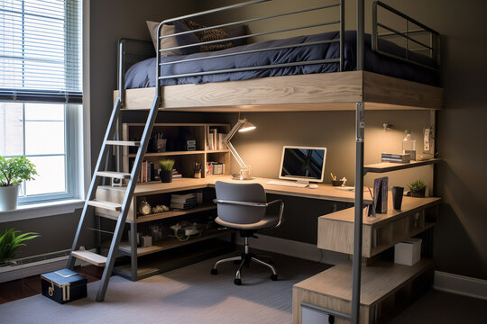 Adobe loft sale bed