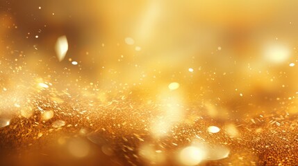 Bright Saturated Gold Background.