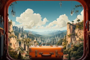 Fantasy travel concept