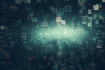 Obraz premium Abstract Digital Data Network Connections Background.Technology background.Created with Generative AI technology.
