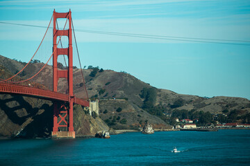 View of the golden gate in san francisco