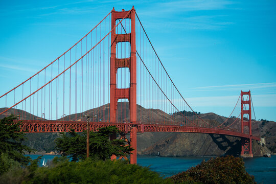 View of the golden gate in san francisco
