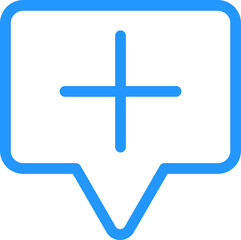 outline talk icon