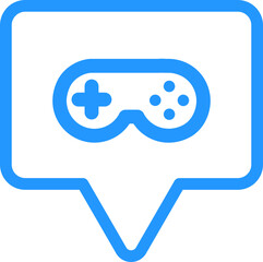 outline talk icon