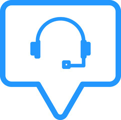 outline talk icon