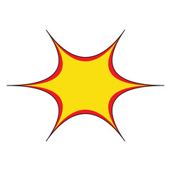 Explosion Shape Vector