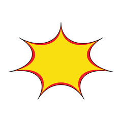 Explosion Shape Vector