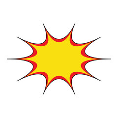 Explosion Shape Vector
