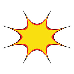 Explosion Shape Vector
