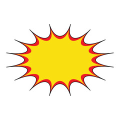Explosion Shape Vector