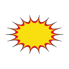 Explosion Shape Vector