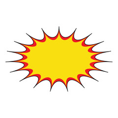 Explosion Shape Vector