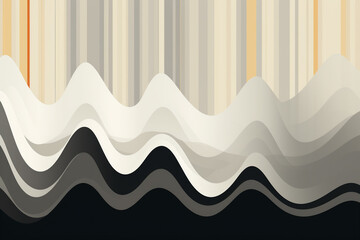 modern music banner featuring a simple abstract wave background.  